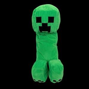Minecraft Creeper Plush Stuffed Pillow Toy Green Mojang 20 In Official 2024